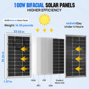 The Helios Bifacial | 100W Monocrystalline Dual-Sided Solar Module