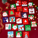 12 STÜCK/24 STÜCK Zufällige Weihnachtsgrußkarte Kinder Mini Segensgrußkarten Umschlag Neujahr Postkarte Geschenkkarte Weihnachtsparty