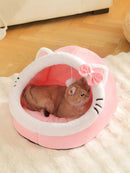 Cute And Soft Cat House Super Cat Bed Warm Deep Sleep Comfort  Cat Bed Pets Tent Cozy Cave Nest Small Dog Mat Bag