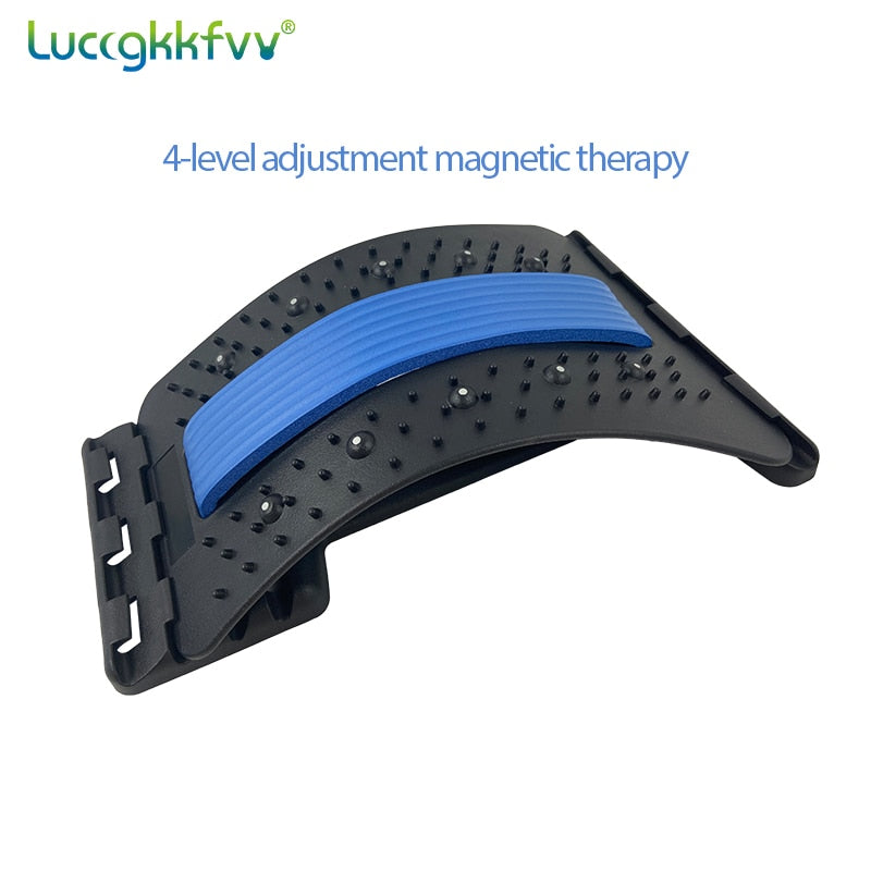 Back Massager Stretcher Equipment Massage Tools Massageador Magic Stretch Fitness Lumbar Support Relaxation Spine Pain Relief