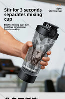 700ML Electric Blender Cup Portable Blender Cup Milk Powder Protein Powder Blender Automatic Shaker Cup Travel Outdoor Sport Gym