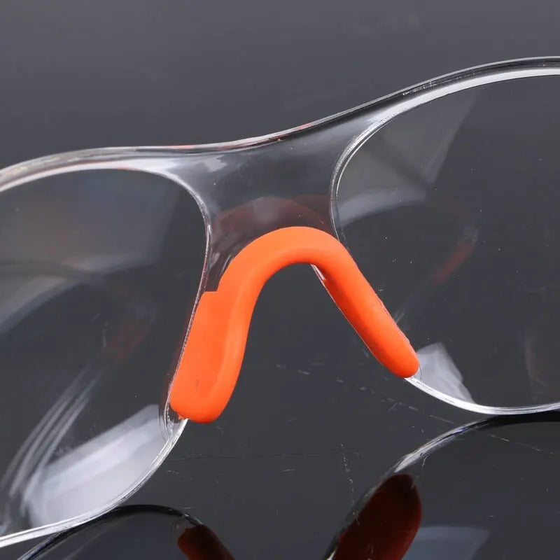 Lab Work Safety Eye Protective Glasses PC Material Anti Impact Wind Dust Proof Goggles Safety Riding Clear Glasses