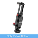 Ulanzi ST-06S Vertical Shooting Phone Mount Holder for DSLR Camera Monitor Mount Tripod Mount Clamp for Smartphone Vlog Shooting