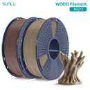 SUNLU 2KG Multiple Wood Filament Wood Texture PLA 3D Printer Filament 1.75MM 1kg/Spool Filament Fit Most FDM 3D Printers