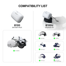 BOBOVR B100U Upgrade Kit for M1/M2/M3 Head Strap 10000mah Battery Dock Doubles Battery Capacity for M3 PRO Headband