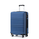 KONO TSA Lock, suitcase (M/L/XL) TONO Hard Case, Lightweight ABS Trolleys with Twin wheels