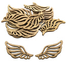 10Pcs Wooden Decor Angel Wings Hollow-Out Wood Chips Wing Patchs Diy Crafts Scrapbook Hand Made Decoration Accessories