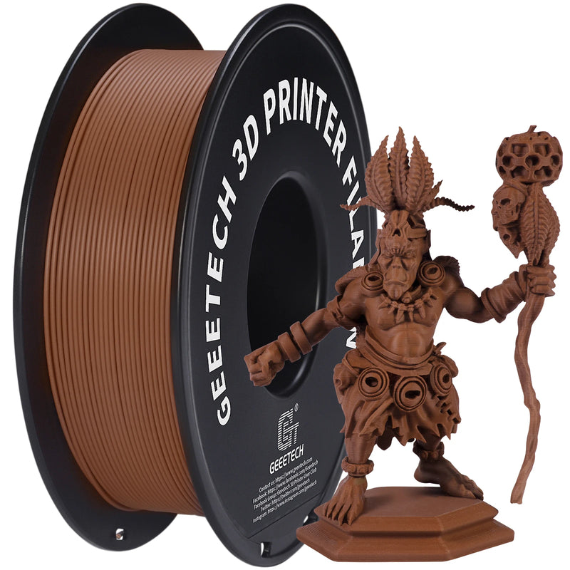 Geeetech Matte Filament PLA 1.75mm 1kg Spool (2.2lbs), 3d printer Material polylactic acid,  frosted texture, Vacuum packaging