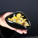 Coffee Bean Measuring Cup Ceramic Weighing Tray Coffee Powder Dosage Tray Suitable for Home Cafe Simple Coffee Tray Accessories