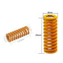 4pcs 3D Printer Parts Spring 8*20MM Leveling Spring 3D Printer Accessories for Ender 2 3 Pro 5 for Creality CR-10S PRO Hot Bed