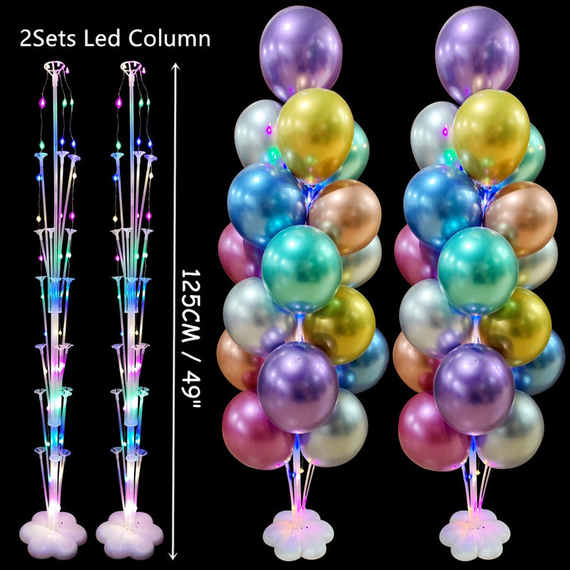 Birthday Party Balloon Stand Column Balloon Garland Wedding Birthday Party Decorations Adult Kids Balloon Box Ballon Accessories