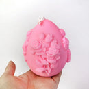 Easter Day Gift Egg Candle Making Silicone Mold Festival Embossed Butterfly Eggs Resin Epoxy Mould Carved Rose Soap Wax Tools