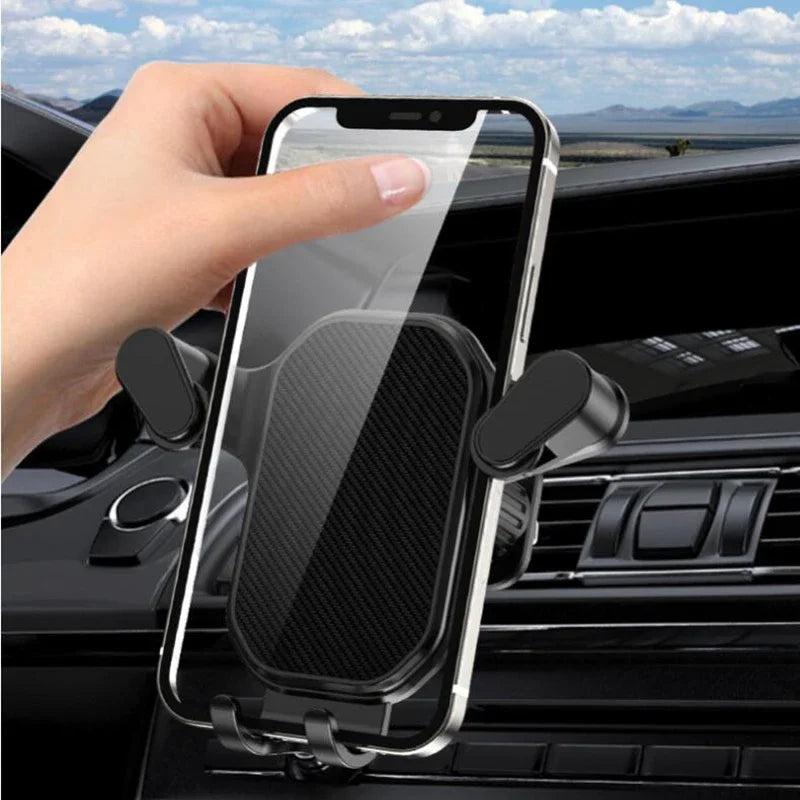 Universal Car Hook Base Phone Holder for Car Air Vent Dashboard Mobile Phone Navigation Bracket Anti-drop Phone Car Stand Holder