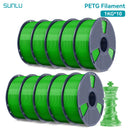 SUNLU 10KG PETG/ABS Filaments 10Rolls 3D Filament 1KG/roll 1.75mm 100% Filament Lines Up Neatly For 3D Printing From EU US