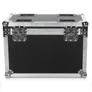Fieryzeal Airline Case Heavy-duty Gator Case with Built in Wheels Handle for (2) 19x15W Moving Head Light Stage Light Flycase