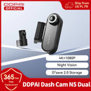 DDPAI Dash Cam N5 Dual Front and Rear 4K Ultra HD Resolution Dash Camera NightVIS ADAS GPS Auto record