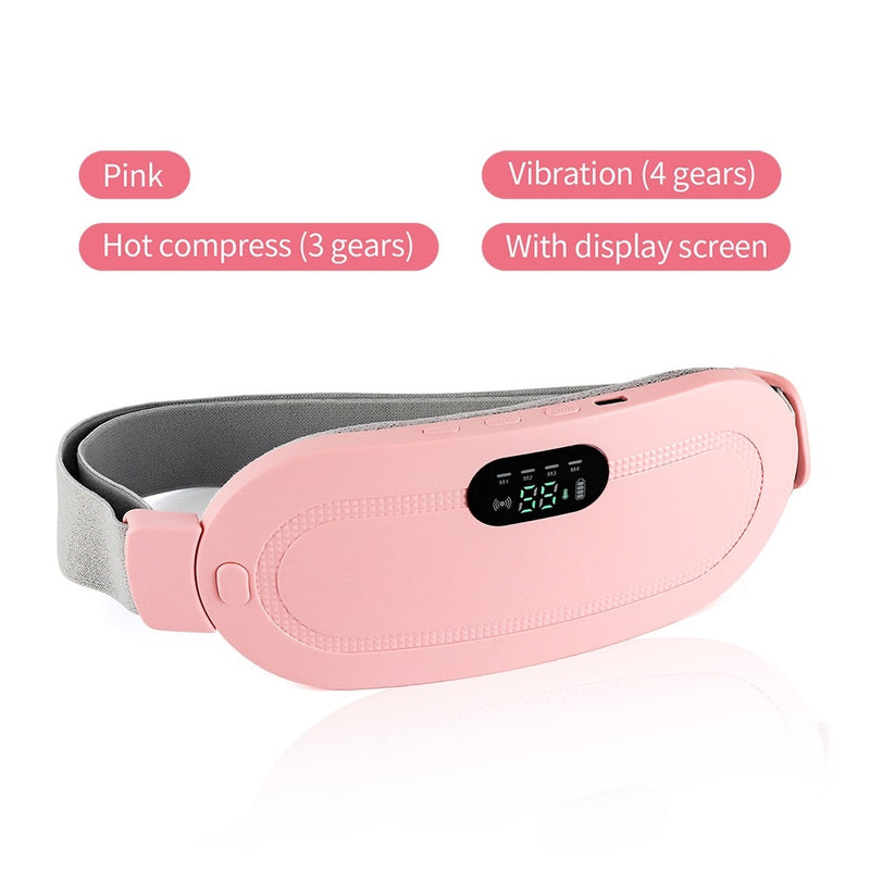 Lady Menstrual Heating Pad Warm Palace Belt Relieve Menstrual Pain Hot Compress Massager Uterus Cold Dysmenorrhea Relieving Belt