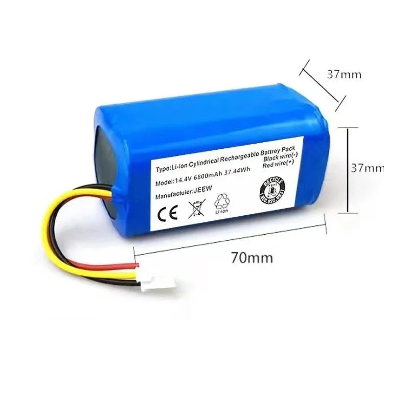 New 2800mAh Li-ion Battery Pack For ABIR X5, ABIR X6, ABIR X8 Robot Vacuum Cleaner Part Accessories