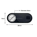 Kameraabdeckung für Tesla Model 3 Y Webcam-Schiebeblende Sichtschutz 1 / 5 Stk. kompatibel mit Tablet-PC-Laptop iPad