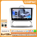 2Din 360Camera Android13 Car Radio For Ford Focus 2 Mk2 2004-2011 Car Multimedia Player Intelligent Screen autoradio Carplay SWC