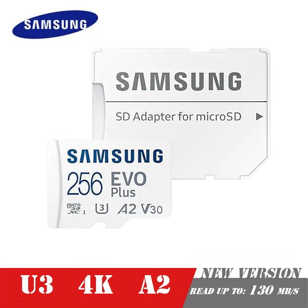 SAMSUNG EVO Plus Memory Card 32GB/SDHC 64GB/128GB/256GB/512GB SDXC Micro SD/TF Flash Cards MicroSD UHS-1 For Phone Drone Camera