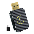 Wired To Wireless Carplay & Android Auto Wireless Adapter Bluetooth-Compatible 5.0 WiFi for OEM Wired Carplay Android Auto Car