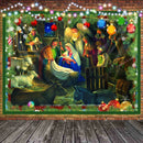 Christmas Tapestry Jesus Birth Manger Barn Wall Hanging Angel Easter Wall Decor Christ Tapestries Nativity Scene Room Decoration