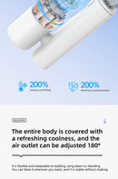 The Breeze Aura | Bladeless Turbine Neck Fan for Travel & Outdoor