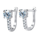 DW Luxury 0.5ct Certified Moissanite Wedding Earrings for Women Gift Lab Diamond 925 Sterling Silver Original Fine Jewelry