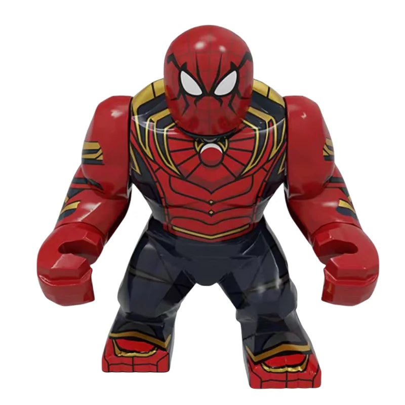 Disney Building Blocks Mini Model Figures Big Goblin Spiderman Iron Man Venom Captain Hawk Deadpool Technic Armor City Gift Toys