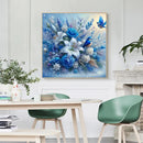 Huacan Neuheiten Diamond Painting Blumen Vollrunder Quadratischer Bohrer Mosaik Tier Vogel DIY Geschenk Kunst Heimdekoration Bastelset