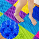 6 Pcs  Foot Massager Durable Reflexology Foot Massage Pad Toe Pressure Blood Circulation Plate Mat  Walking Yoga Mats Pad