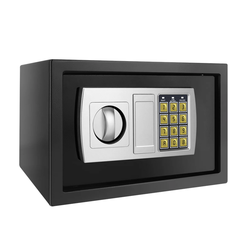 Digital Electronic Security Safe Box with Digital Keypad, 8.5L Steel Construction Cash Safe for Home Office Hotel