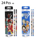 12pcs Wooden Pencil HB Painting Sketch Stationery Animation Appearance Office Learning Stationery Supplies Triangle Appearance