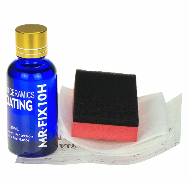 10H Ceramic Coating Polishing Wax Super Hydrophobic Paint Care Durability Anti-Corrosion Plated Crystal Car Liquid Glass Coating