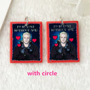 10Pcs Halloween Charms Two Side Print Acrylic Creative Pendant For Necklace  Keychain Diy Making