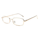 Oversized Japanese Harajuku Glasses Gold Silver Black Metal Square Glasses Vision Care Anti-blue Eyeglasses Frame Women Men