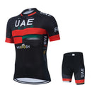 UAE 2023 Pro Team Cycling Racing Jersey Maillot Ciclismo Short Sleeve Summer Mens Road Cycling Bib Gel Shorts Kit Ropa De Hombre