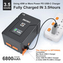 【DO BRASIL】ZGCINE V99 Pro V160 V Mount Battery PD Fast Charger D-TAP USB-A Dual USB-C Port For BMPCC 6K Pro Canon R5C Sony FX3