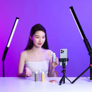 Ulanzi Upgraded VL119 10W RGB Light Wand Stick Light Handheld Stick for Protrait Photography Live Streaming with Type-C Charging