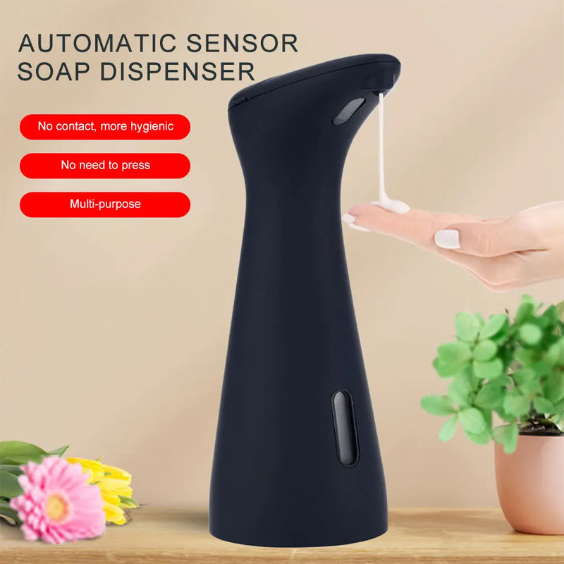 Automatic Soap Dispenser Battery Operated 200ML Hand Sanitizer Dispenser Touchless PX6 Waterproof for Kitchen Bathroom Washroom