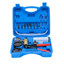 Multifunctional Hand Held Brake Bleeder Tester Vacuum Pump Pressure Gauge Hose Connector Kit Adapter Hand Tool For Car Motorbike