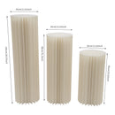 3pcs/2pcs Foldable Cardboard Centerpiece Display Cylinder Flowers Stand Columns Display for Wedding Party Garden Decoration
