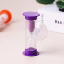 2/3 Minutes Sand Clock Color Hourglass Sandglass Kids Tooth Brushing Timer Plastic Suction Cup Hourglass Home Decor Child Gifts