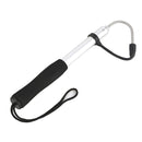 Ice Fishing Spear Hook with Barbs Scalable Fish Grip Metal Portable Fish Gaff for Outdoor Sea Boat Ice Fishing