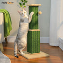 The Tall Timber | 81cm Natural Sisal Cat Scratching Post with Removable Toy