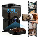 Automatic Cat Feeder Rechargeable Wifi Smart Pet Feeder App Controlled Cat Feeder With Camera Built-in Battery Cat Dog Feeder