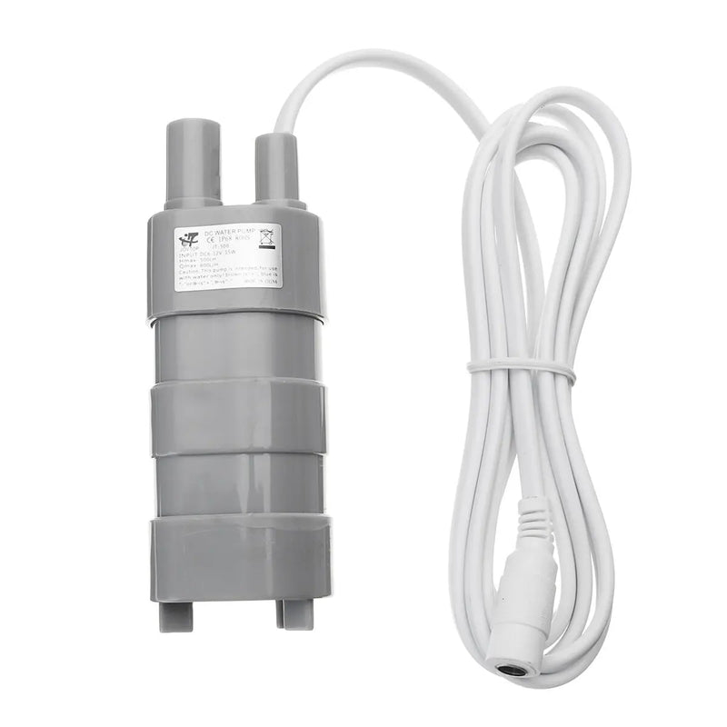 JT-500 DC12V Brushless Magnetic Submersible Water Pump 600 L/H Flow 5m Water Head Energy-Saving & Low-Noise Ideal for Fountains