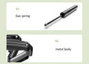 Desktop NB F160 + FP-2 Gas Spring Dual Arm for 17"-27" Monitor Holder + 10"-17" Laptop Support Air Press Mount Stand Load 2-9kg