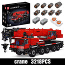 Mould King 17073 17074 Technical Car Toys The Remote Control LTM 1110 Crane Building Block Assembly Truck Brick Set Kids Gift